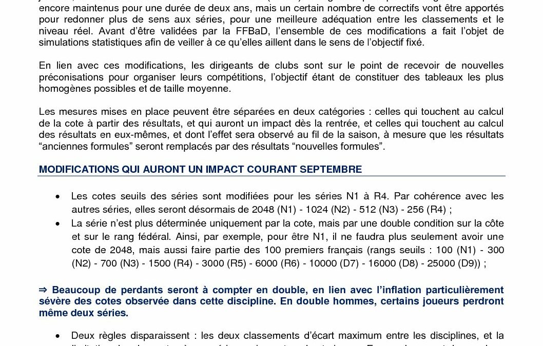 Classement nouveautés rentrée 2018